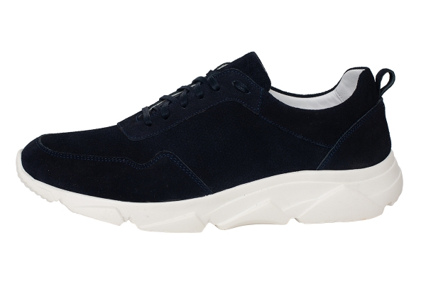 J455 Navy Blue Suede Sport Shoes - أحذية جاكوبسون - حذاء, صندل, شبشب