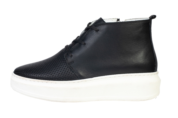 JWC2041 أسود Women Comfort Shoes Models, Genuine Leather Women Comfort Shoes Collection 2