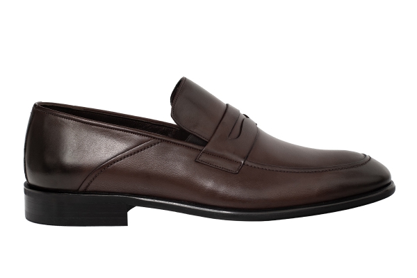 J0207 Brown Antic Man Classic Shoe Models, Genuine Leather Man Classic Shoes