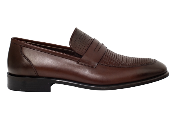 J0218 Brown Man Classic Shoe Models, Genuine Leather Man Classic Shoes