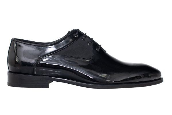 J9706 Black Patent Man Classic Shoe Models, Genuine Leather Man Classic Shoes