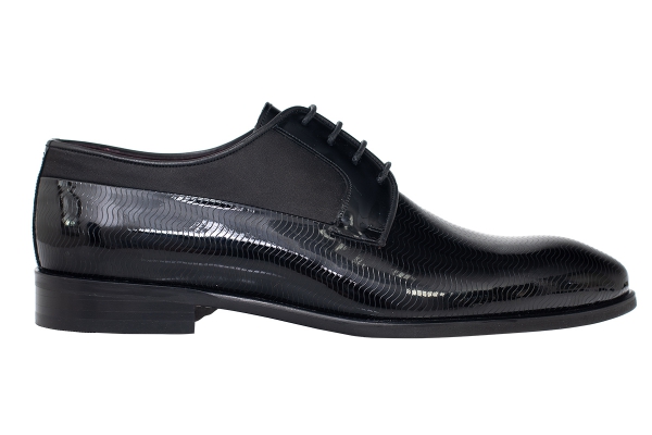 J9707 Black Patent Lzr Man Classic Shoe Models, Genuine Leather Man Classic Shoes