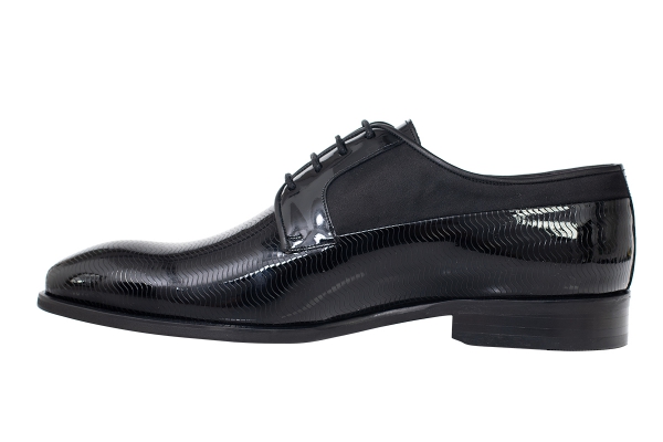 J9707 Black Patent Lzr Man Classic Shoe Models, Genuine Leather Man Classic Shoes