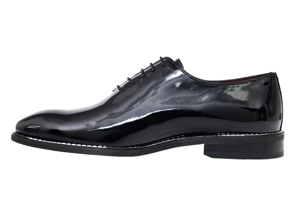 J9711 Black Patent Man Classic Shoe Models, Genuine Leather Man Classic Shoes