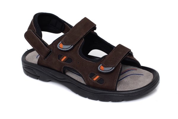 Erkek Sandalet ve Terlik Modelleri, Deri Erkek Sandalet ve Terlik Koleksiyonu - J1405