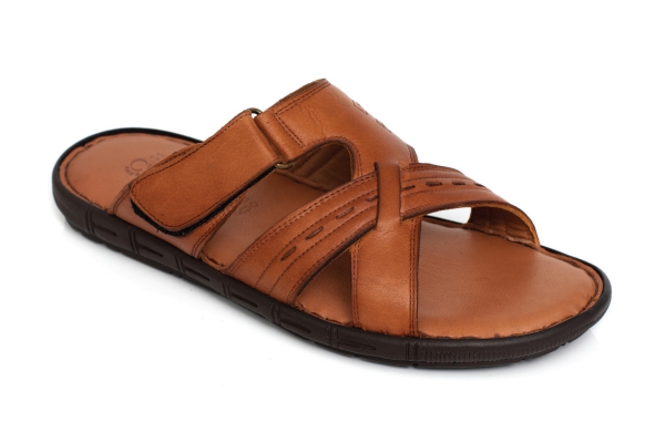 Man Sandals Slippers Models, Genuine Leather Man Sandals Slippers Collection - J1413