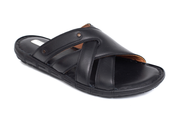 Man Sandals Slippers Models, Genuine Leather Man Sandals Slippers Collection - J1420