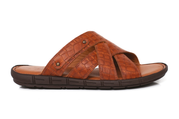 J1420 Crc N Taba Erkek Sandalet ve Terlik Modelleri, Deri Erkek Sandalet ve Terlik Koleksiyonu