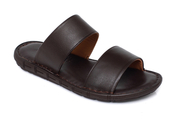 Man Sandals Slippers Models, Genuine Leather Man Sandals Slippers Collection - J1424