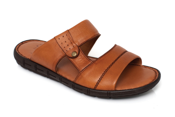 Man Sandals Slippers Models, Genuine Leather Man Sandals Slippers Collection - J1615