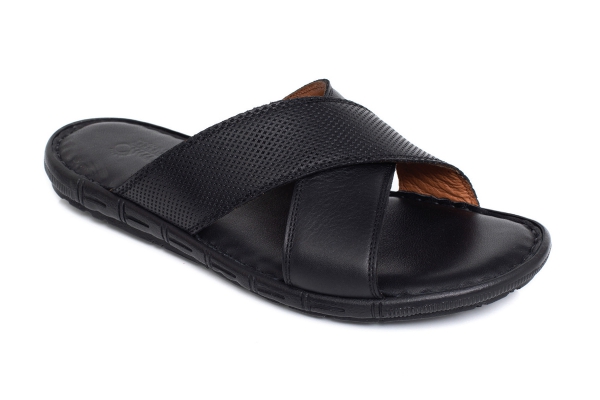 Man Sandals Slippers Models, Genuine Leather Man Sandals Slippers Collection - J1820