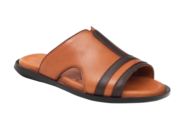 Erkek Sandalet ve Terlik Modelleri, Deri Erkek Sandalet ve Terlik Koleksiyonu 2 - J2104