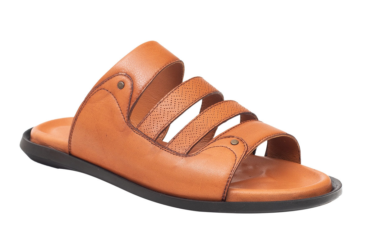 Pure leather best sale slippers
