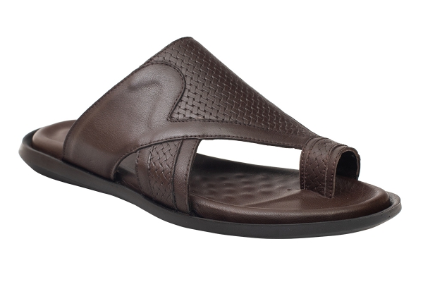 Erkek Sandalet ve Terlik Modelleri, Deri Erkek Sandalet ve Terlik Koleksiyonu 2 - J2106