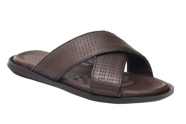 Erkek Sandalet ve Terlik Modelleri, Deri Erkek Sandalet ve Terlik Koleksiyonu 2 - J2107-1