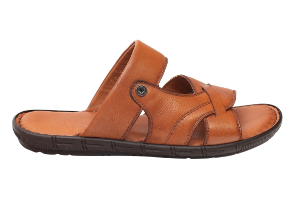 J2122 Taba Erkek Sandalet ve Terlik Modelleri, Deri Erkek Sandalet ve Terlik Koleksiyonu 2
