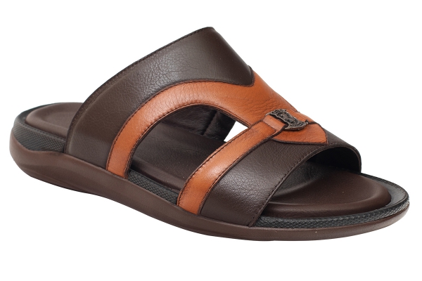 Erkek Sandalet ve Terlik Modelleri, Deri Erkek Sandalet ve Terlik Koleksiyonu 2 - J2135
