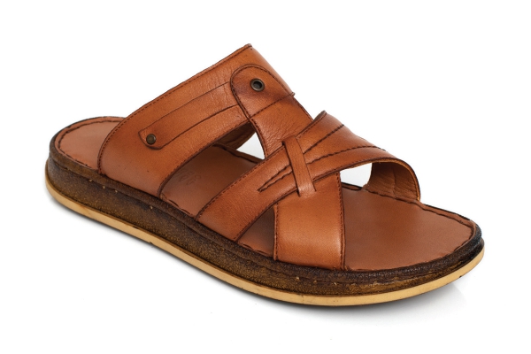 Man Sandals Slippers Models, Genuine Leather Man Sandals Slippers Collection - J2005