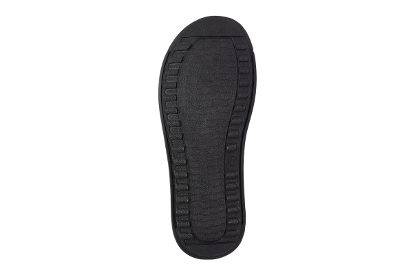 J2007 Черный Модели мужских сандалей и шлепанцев, Коллекция кожаных мужских сандалей и шлепанцев