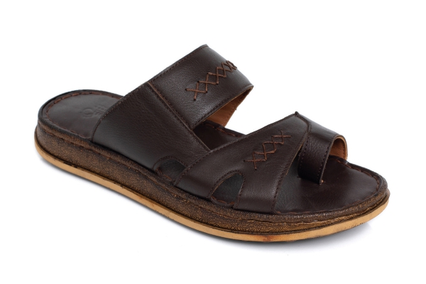 Erkek Sandalet ve Terlik Modelleri, Deri Erkek Sandalet ve Terlik Koleksiyonu - J2009