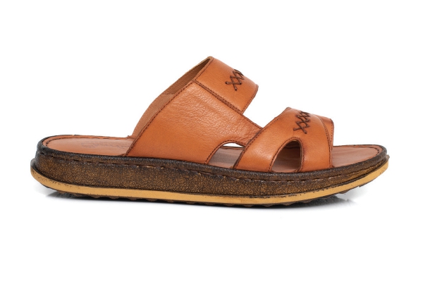 J2009 Taba Erkek Sandalet ve Terlik Modelleri, Deri Erkek Sandalet ve Terlik Koleksiyonu