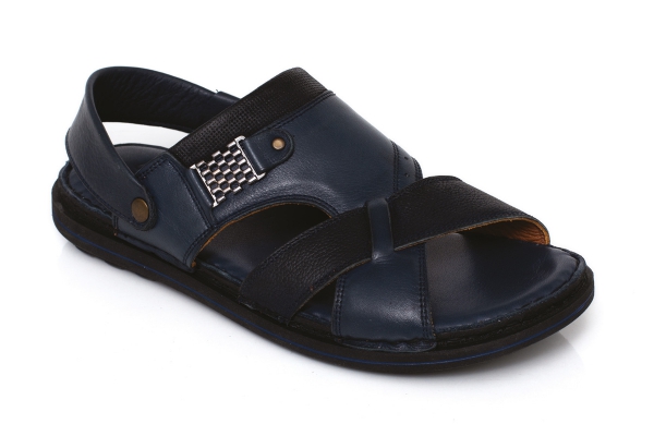 Man Sandals Slippers Models, Genuine Leather Man Sandals Slippers Collection - J2045