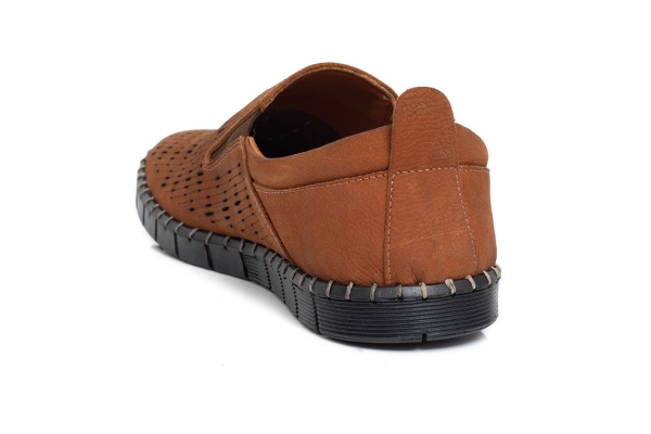 J2060 Nubuck Tan Man Sandals Slippers Models, Genuine Leather Man Sandals Slippers Collection