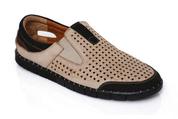 Man Sandals Slippers Models, Genuine Leather Man Sandals Slippers Collection - J2064