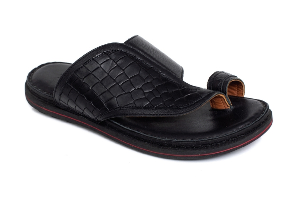 Man Sandals Slippers Models, Genuine Leather Man Sandals Slippers Collection - J2083