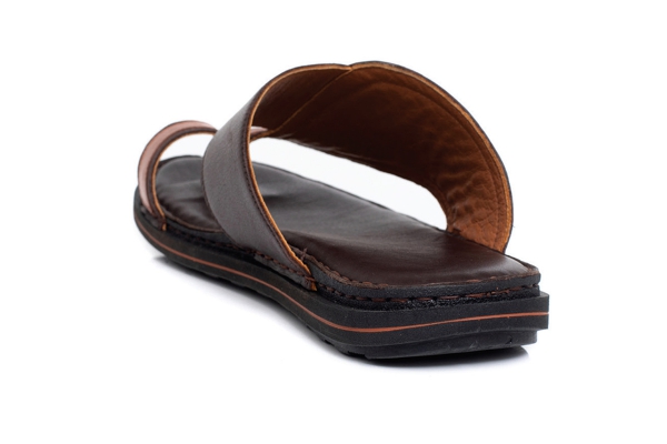 J2083 Oth P Brown - Tan Man Sandals Slippers Models, Genuine Leather Man Sandals Slippers Collection