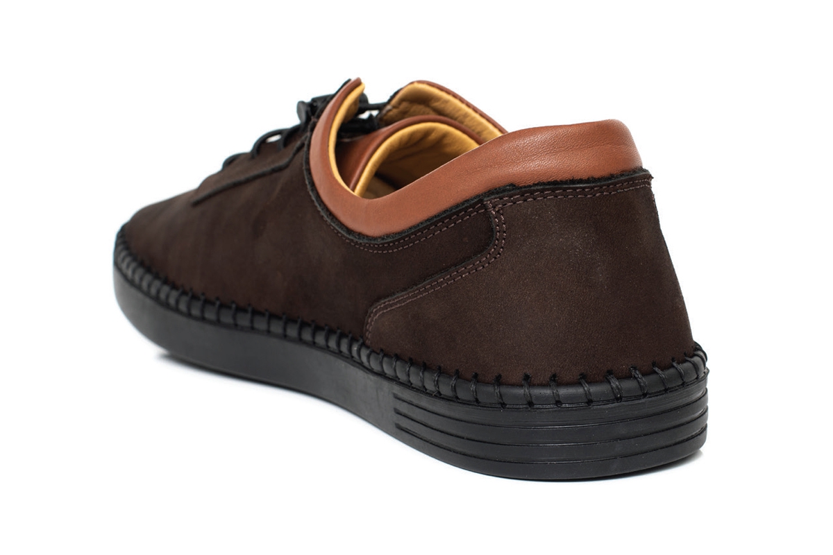 J2020 Nubuck Brown Man Shoe Models, Genuine Leather Man Shoes Collection