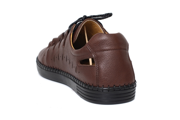 J2021 Brown Man Shoe Models, Genuine Leather Man Shoes Collection