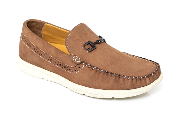 J301 Нубук Песочный Модели мужской обуви, Коллекция мужской обуви из натуральной кожи
