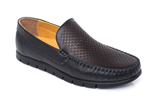 J308 Siyah Erkek Ayakkabı Modelleri, Deri Erkek Ayakkabı Koleksiyonu
