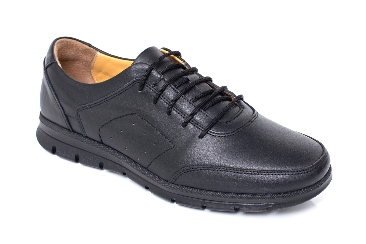J570 Black Man Shoe Models, Genuine Leather Man Shoes Collection