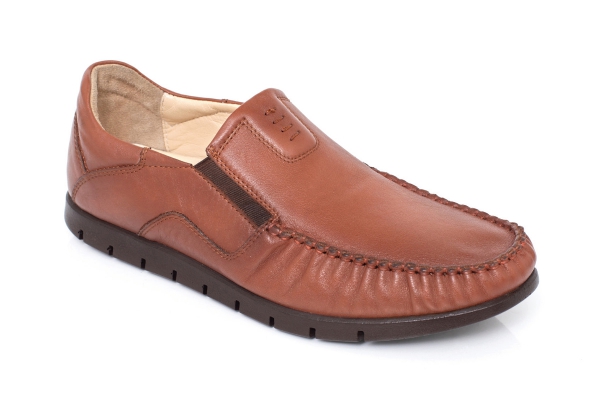 J720 Рыжий Модели мужской обуви, Коллекция мужской обуви из натуральной кожи