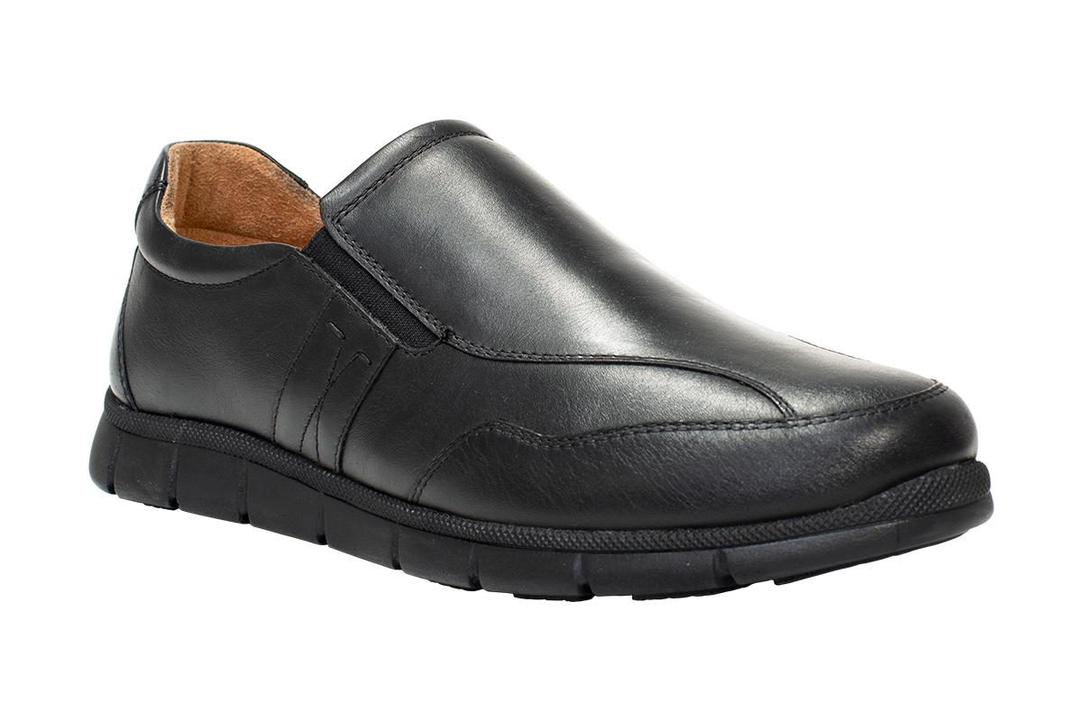 J565 Black Men Comfort Shoes Autumn, Genuine Leather Man Comfort Shoes