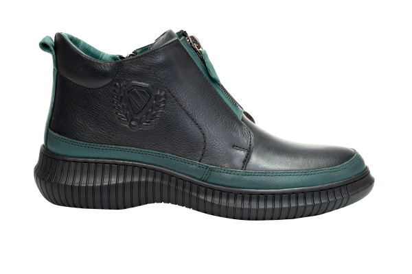 JWB1908 Black - Green Women's Boots Models, Women's Boots